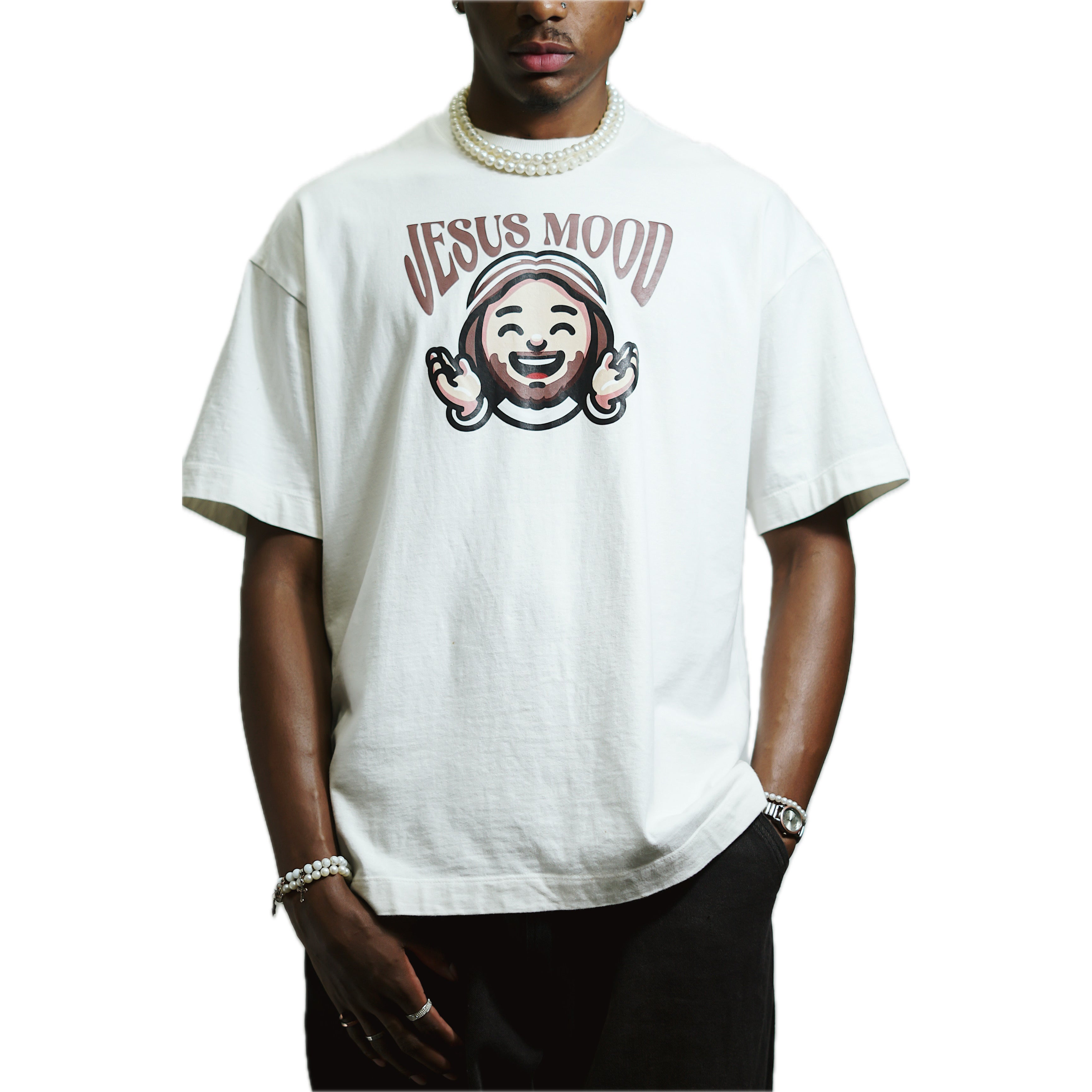 Camiseta “Jesus Mood” Off-White