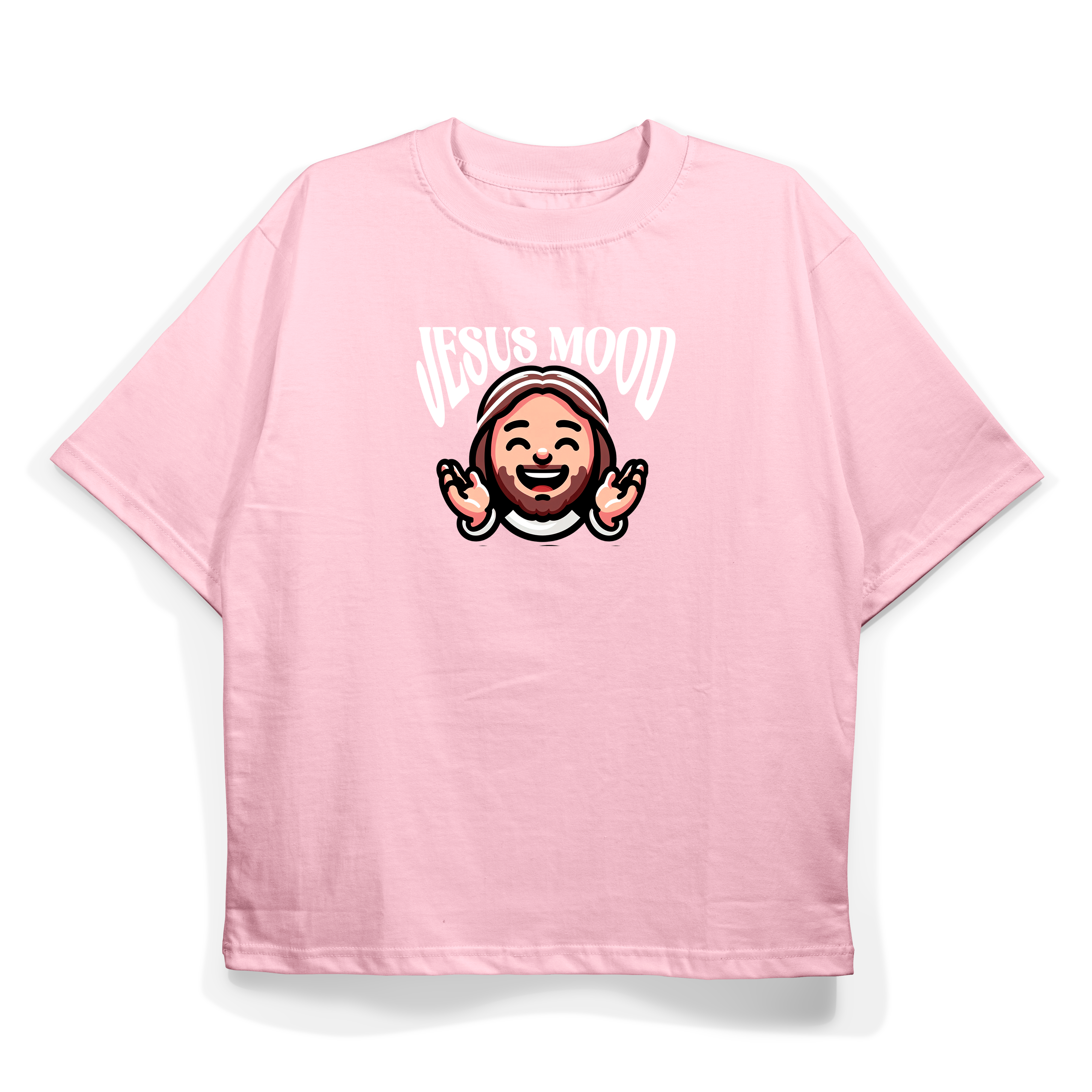 Camiseta "Jesus Mood" Rosa