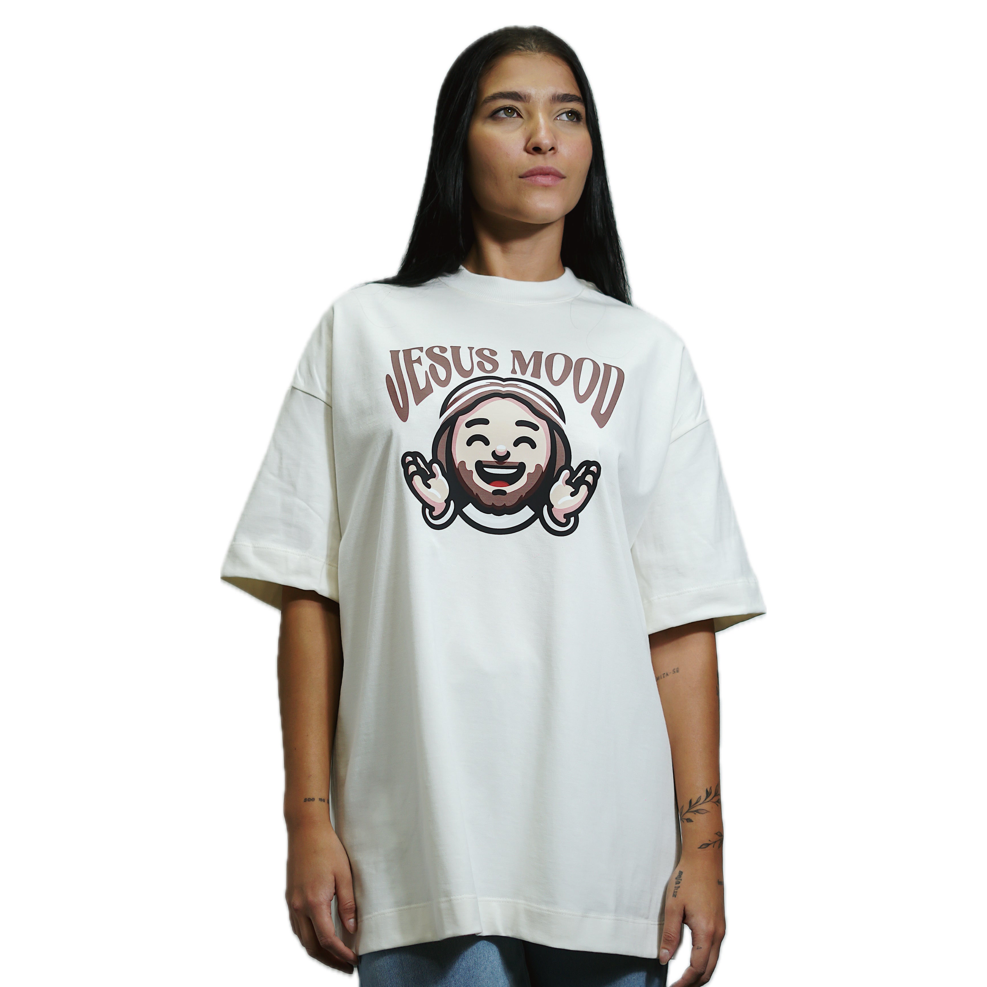 Camiseta “Jesus Mood” Off-White