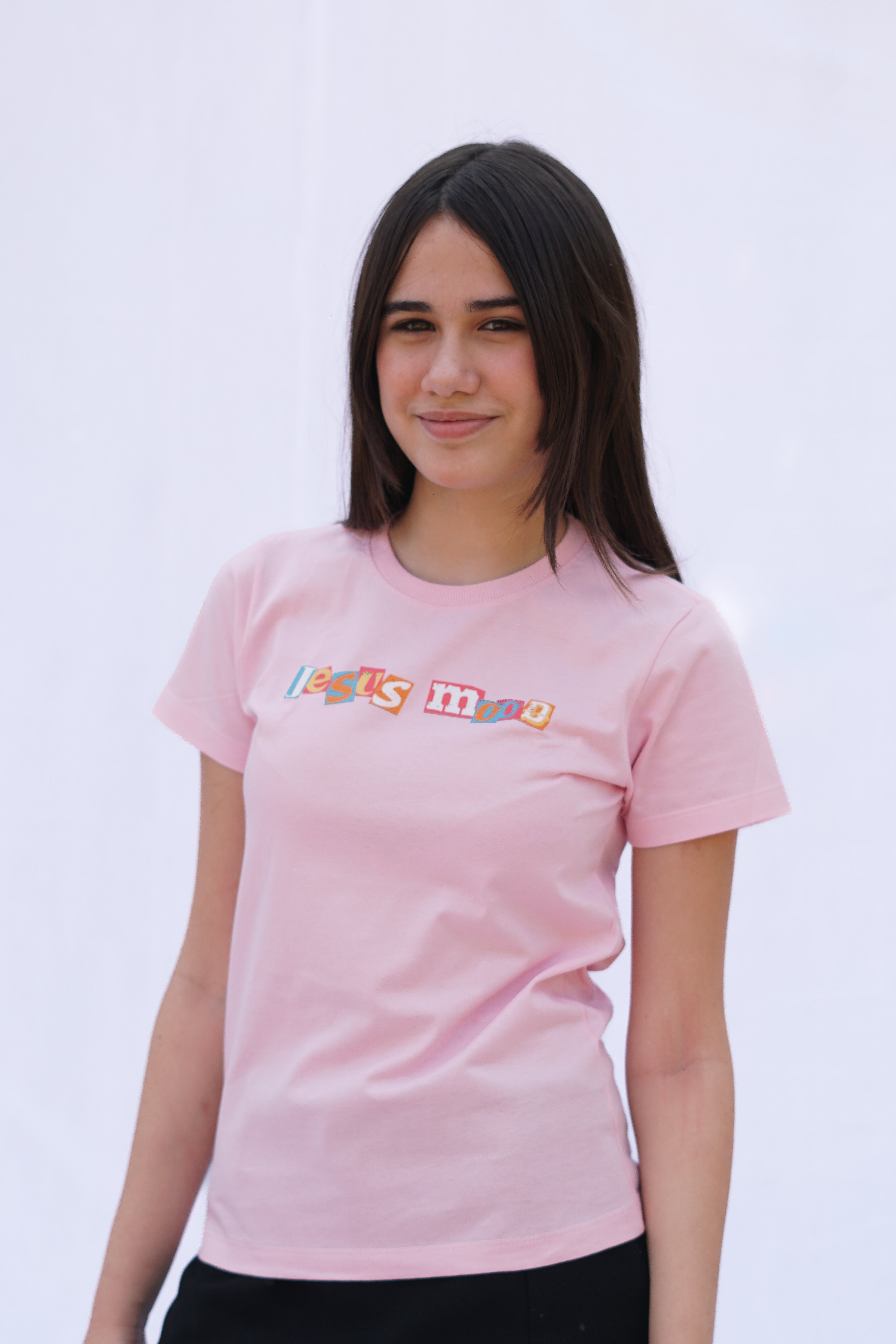 Camiseta “Magazine” Infantil Rosa