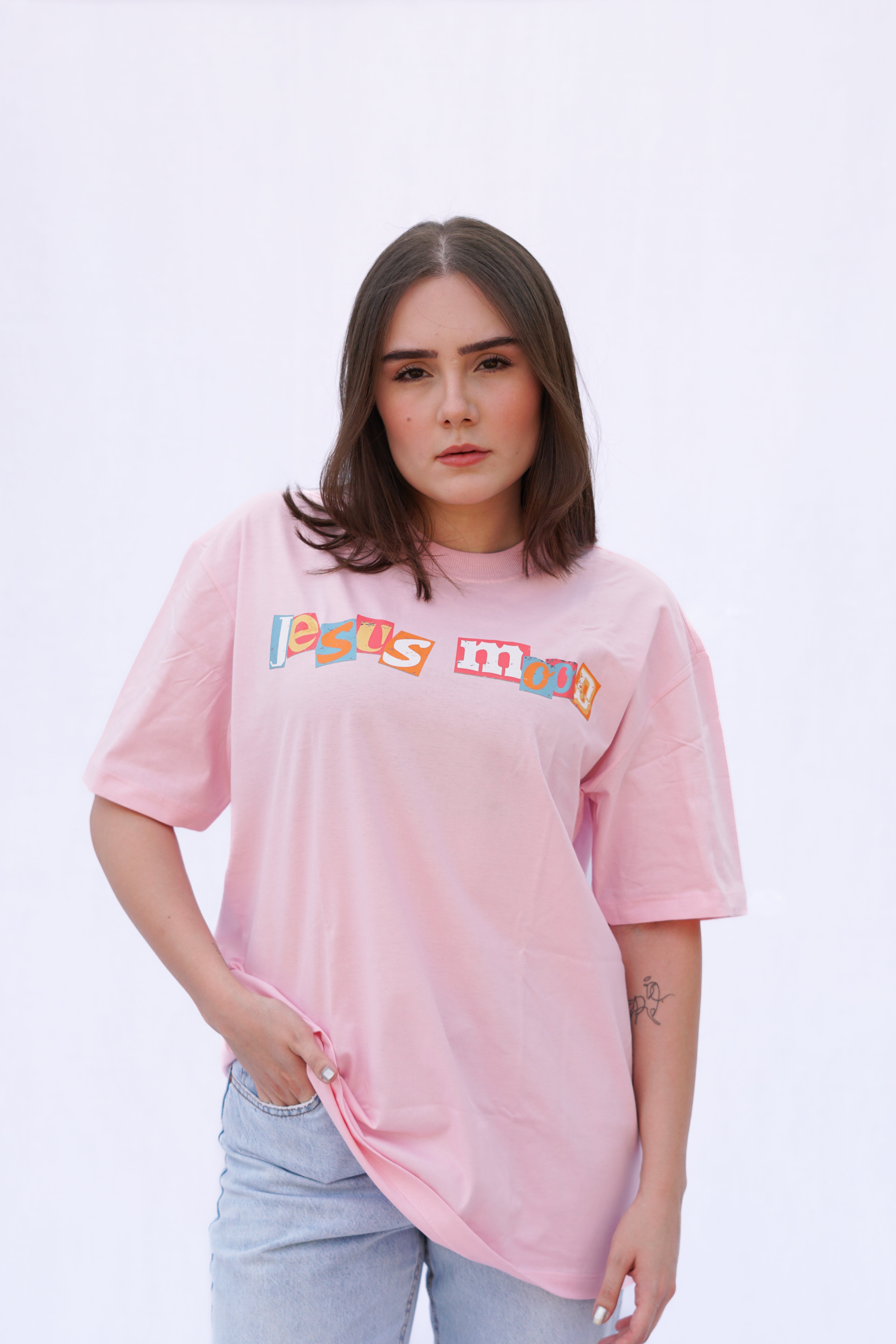 Camiseta "Magazine" Rosa