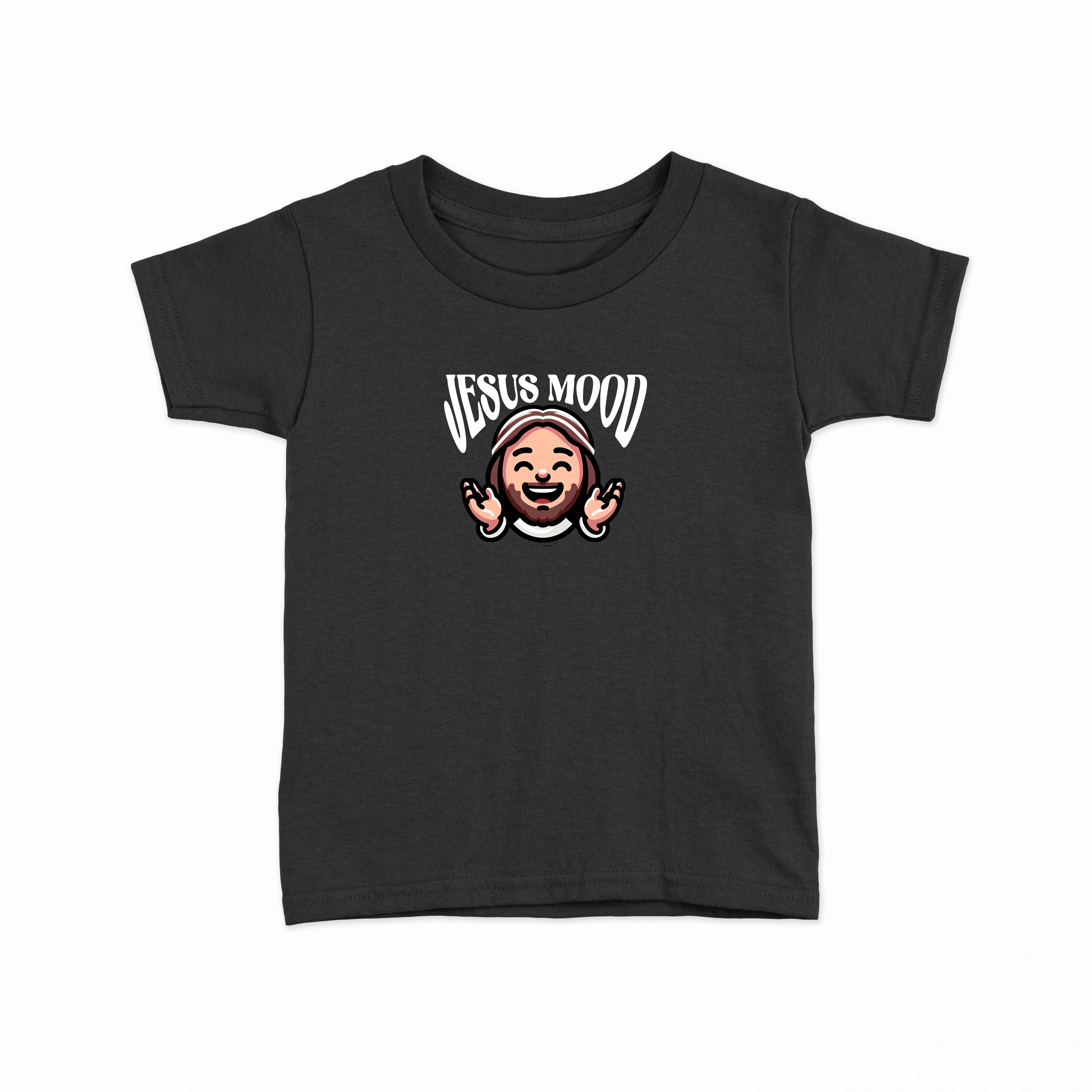 Camiseta "Jesus Mood" Infantil Preta