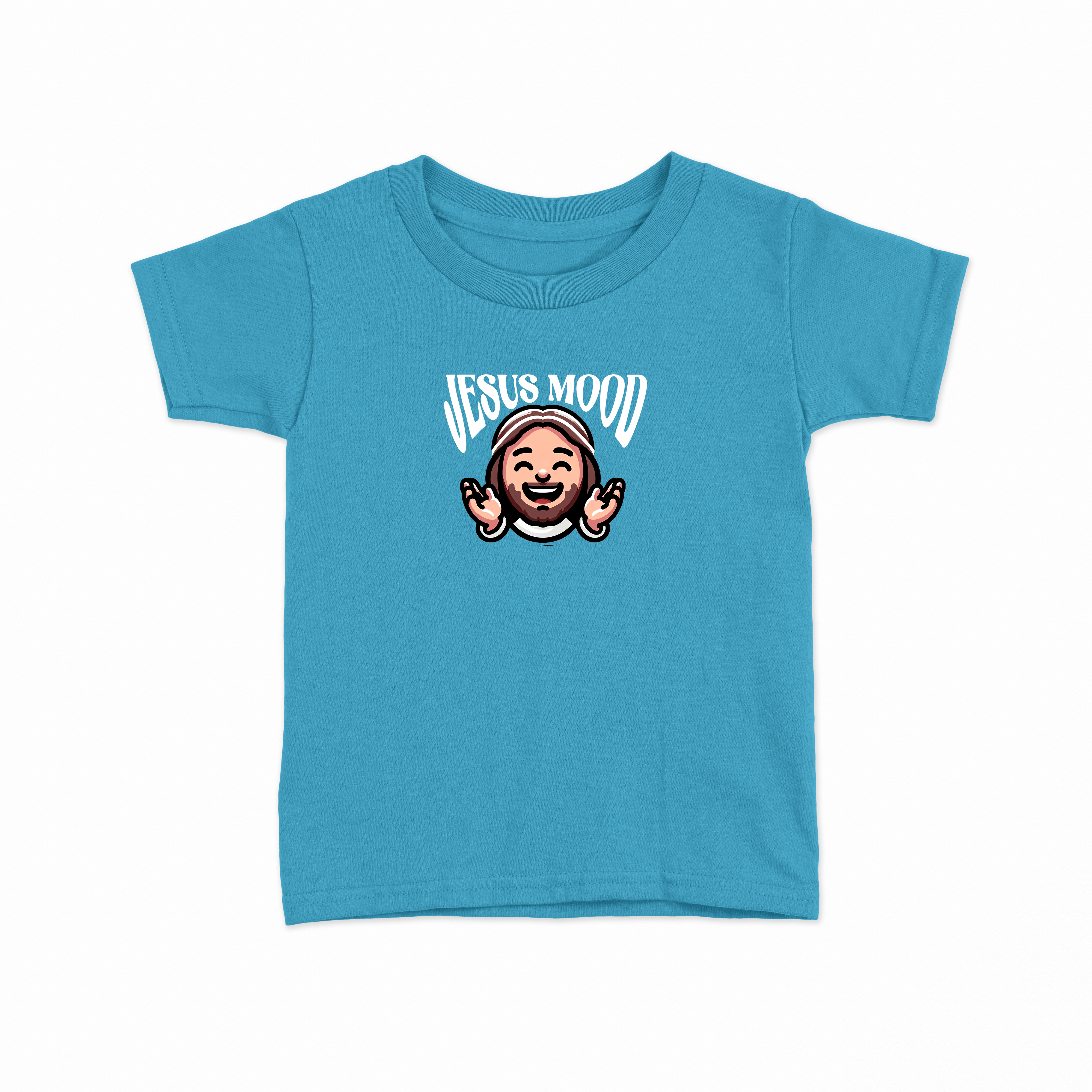 Camiseta "Jesus Mood" Infantil Azul