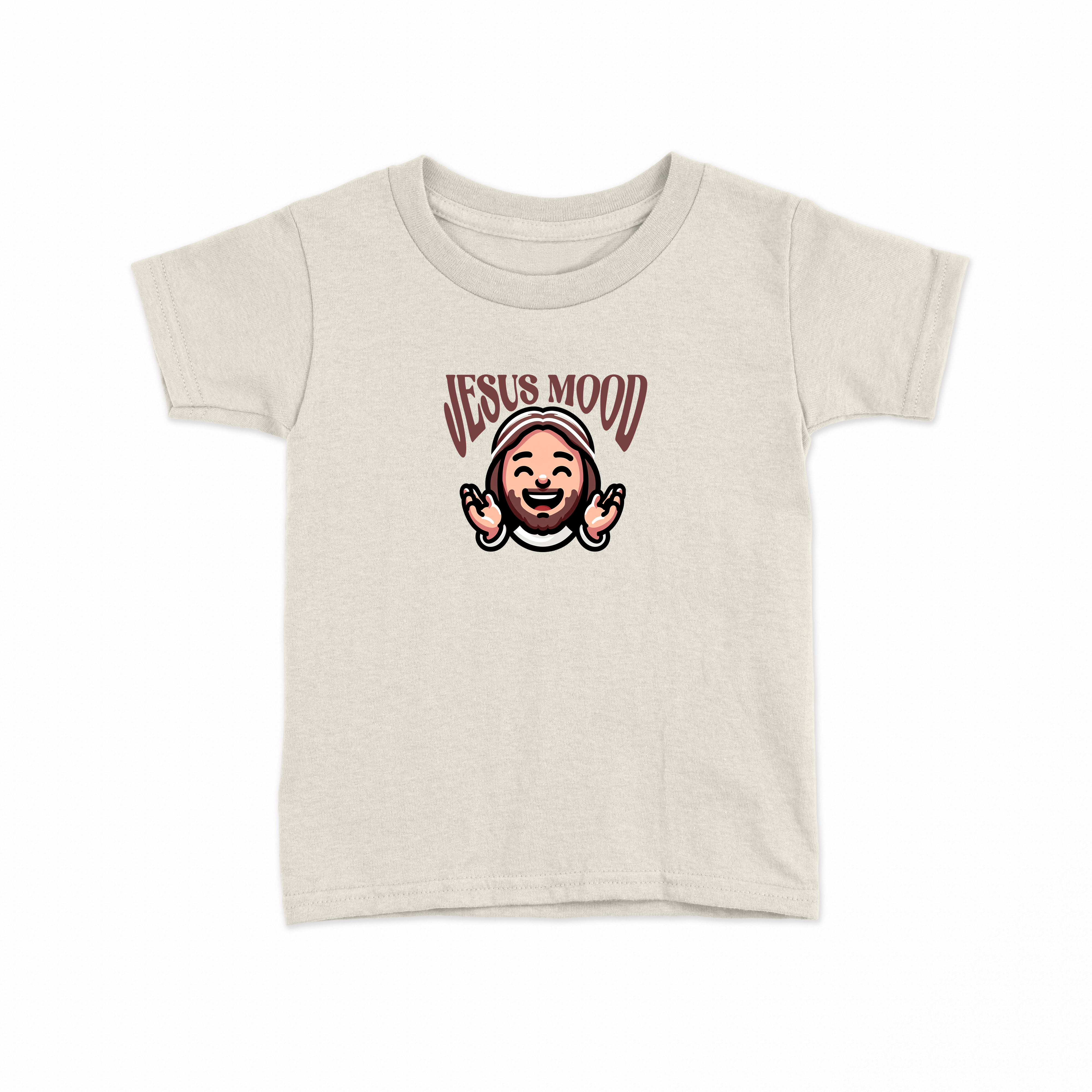 Camiseta "Jesus Mood" Infantil Off-White